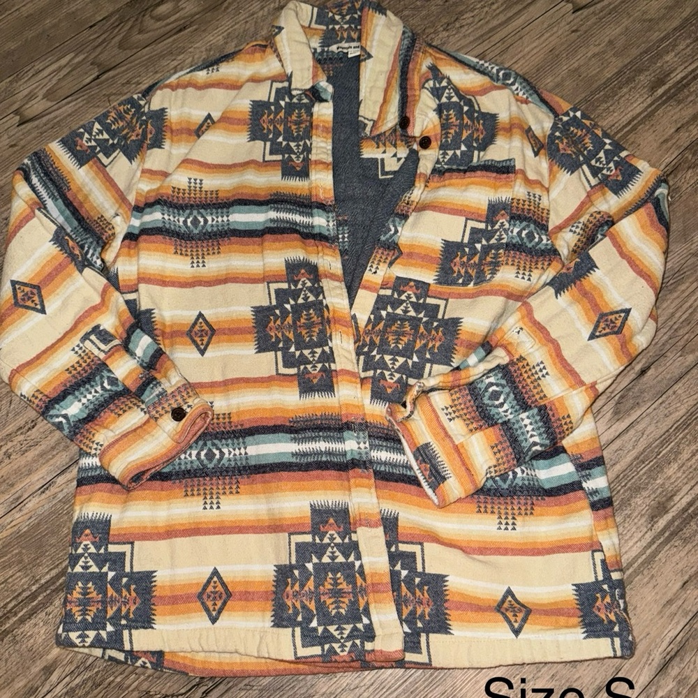 Tribal Print Jacket - Multicolor